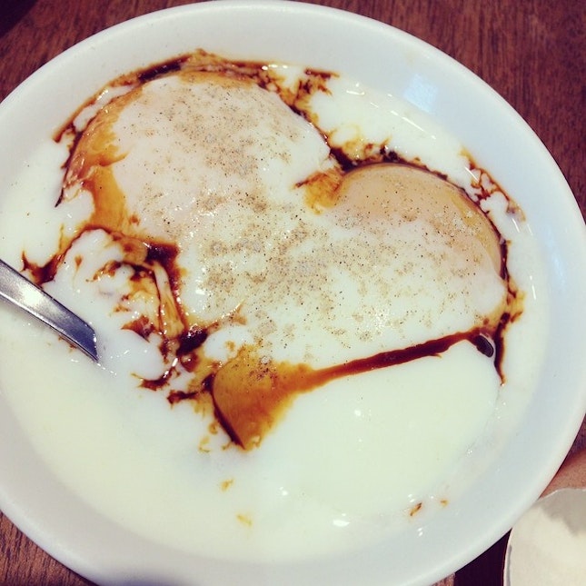 My heartshaped egg for breakfast today morning 😏🙊🙊😏😏 #breakfast #halfboiledegg #favourite #instadaily