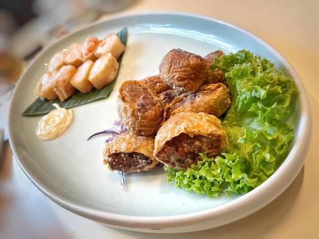 客家蝦棗/ 蟹肉蝦棗 Hakka Style and Crab Meat & Pork Shrimp Balls