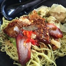 First time trying a Thai style wanton mee in Singapore.