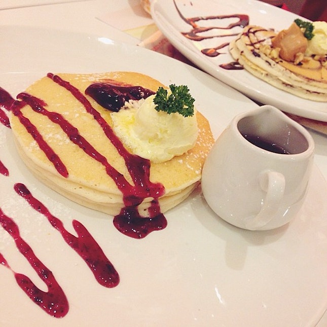 Blueberry pancake 😋🍴 #foodporn