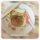 Sunday #breakfast | homemade fish noodles.