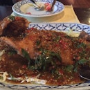 Spicy Fried Whole Snapper