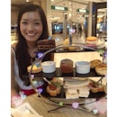 Had this 3-tier pastries for tea yst at IFC Mall..#macarons #cakes #sandwich #scones #tarts #food #tea #hk #latergram