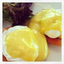 Eggs royale at #canopybarandrestaurant #brunch #birthday