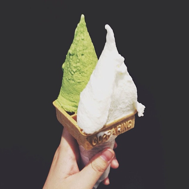 Hokkaido Green Tea & Milk Ice Cream