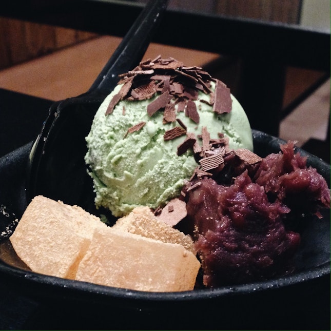 Warabi Kinako Matcha Mochi Ice-Cream