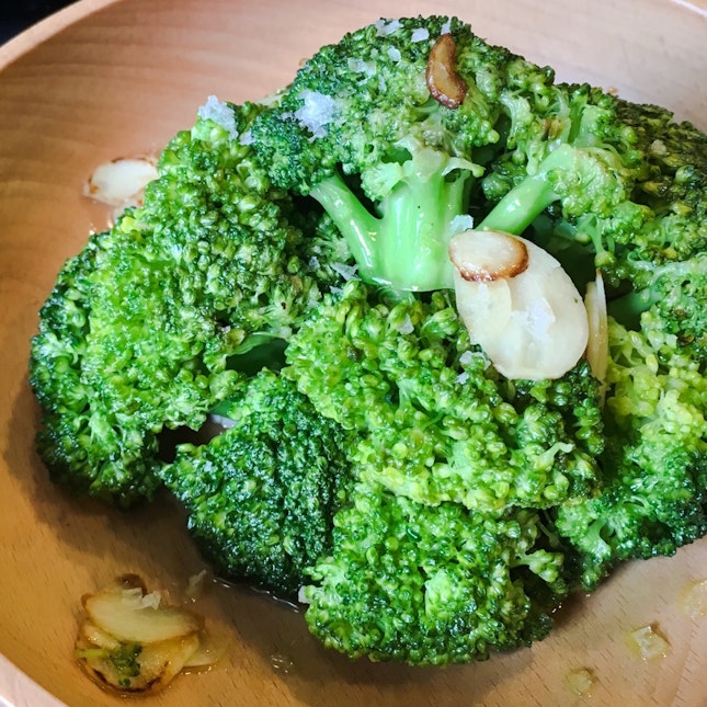 Caramalised Broccoli with Sea Salt