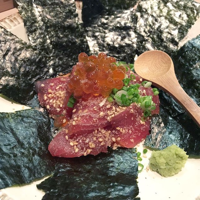 Wrapping things up for the week with some sweet Maguro .