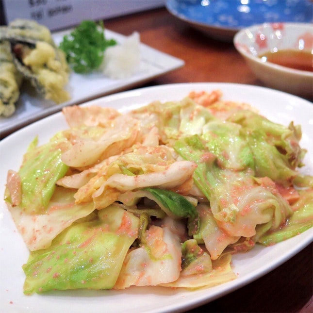 Cabbage with Spicy Fish Roe Saute Fry [$12]