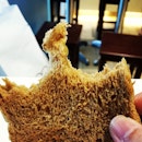 My kaya toast with just kaya and bread.