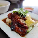 Can try: Char Siew and chicken platter.
