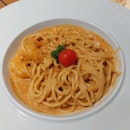 Laksa Prawn Spaghetti