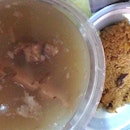 Lotus Root Soup and Pumpkin Rice