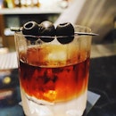 Need one of this Smoked Black Olive Negroni at the newly opened @marcello_sg @intercontinentalrq.