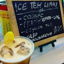 Ice Teh Limau - cognac, fresh lemon-lime, Ceylon tea, oleo saccharrum - $10.00.