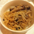 Meepok stir fried w Hon Shimeji mushrooms and White Truffle Oil!
