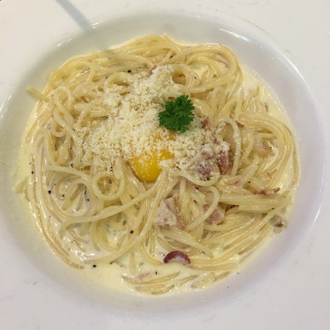 Spaghetti Alla Carbonara $10 (No Service Charge & GST)