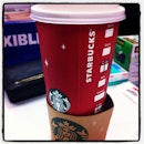 today's comfort cuppa - it's xmas at Starbucks!
