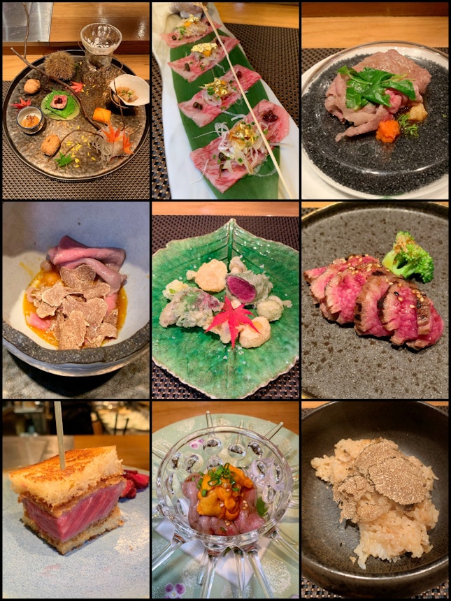 Wagyu beef lovers, this seasonal Omakase Dinner Menu has your name on it ($250++ per pax).