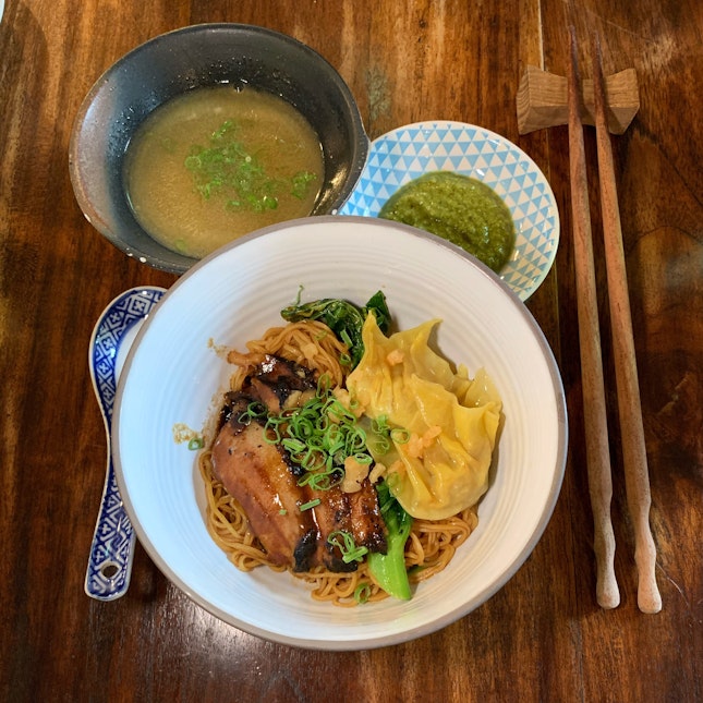A Very Special Wanton Mee (One Of The $45++ 5-course Lunch Set Choices)
