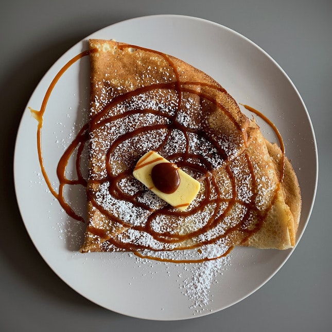 Highly Recommended: The Crepe With Burnt Caramel And Butter ($16++)