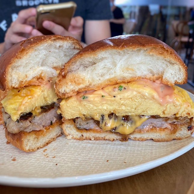 Amazing Breakfast Burger ($20)