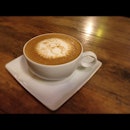 Vanilla latte w my melody latte art