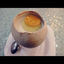 Caramel pudding w coconut 