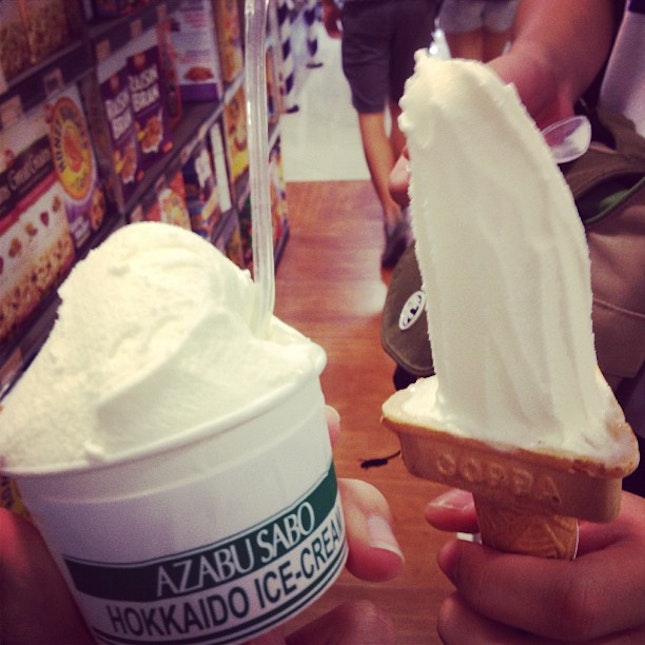 Dessert ^^ milk ice cream! #burpple #icecream #dessert