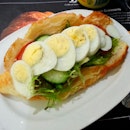 Eggs And Veg Sandwich