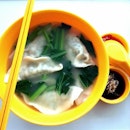 Dumpling soup for breakfast because there's no school today!