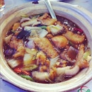#lunch #claypot #sliced #fish #seafood #vegetable #pohloong #telukintan #perak #malaysia #food #foodie #foodstagram #instafood