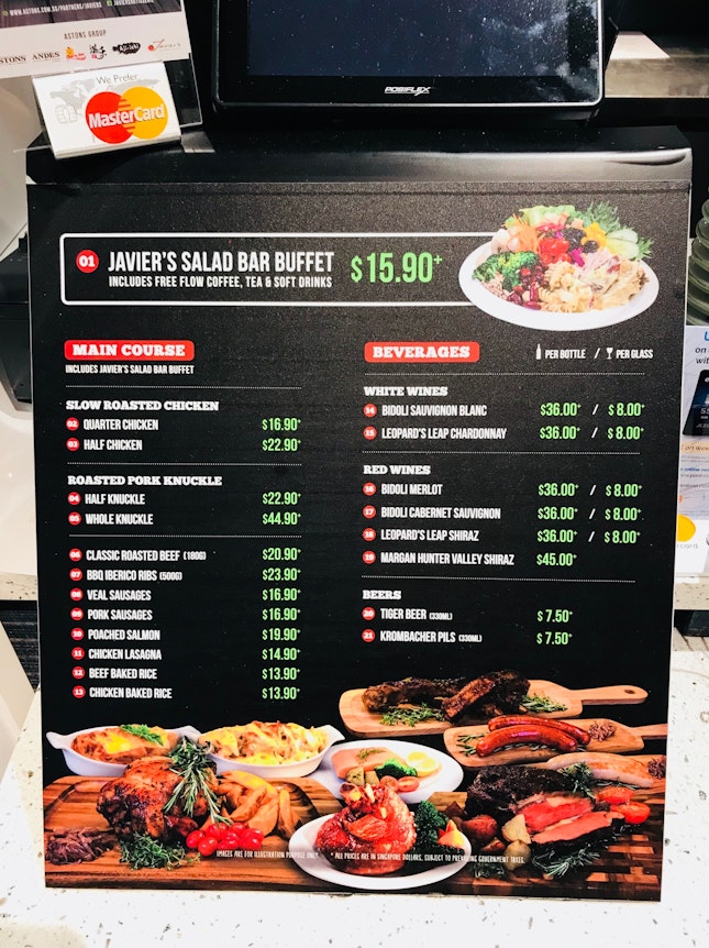 Javier’s Rotisserie & Salad - New Menu