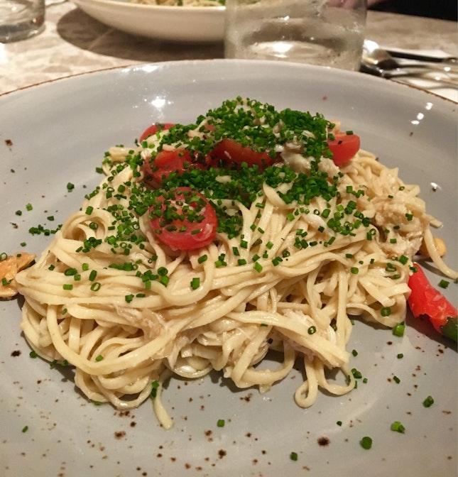 Taglierini with Crab Meat