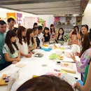Media launch this evening of @littlemissbento's new book Kawaii Deco Sushi at Candylicious' kitchen at Vivocity!
