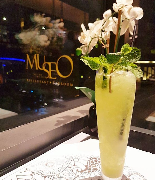 Be as cool as cucumber with the Cucumber Mojito ($16) @museo and chill by the bay @quaysideisle in sentosa.