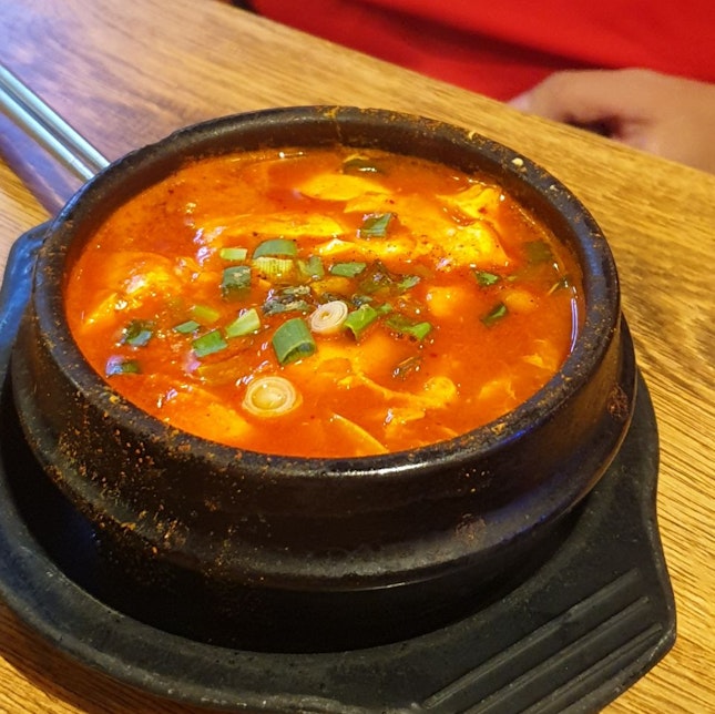 Spicy Seafood Tofu Stew ($11.90)