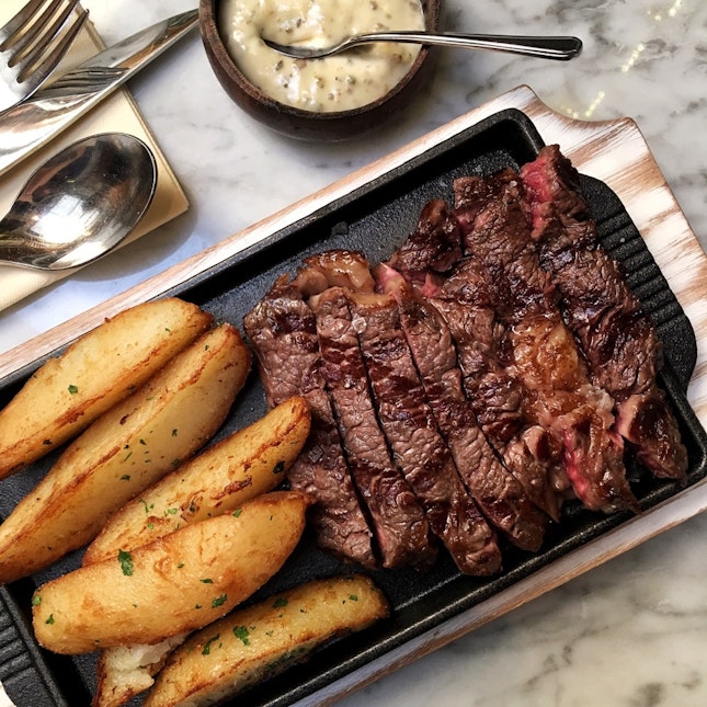For a Prix Fixe Steak Lunch under $30