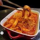 [Manbok Singapore] Sticky rice cake, noodle and Korean fish cake with tteokboki sauce ($18+).