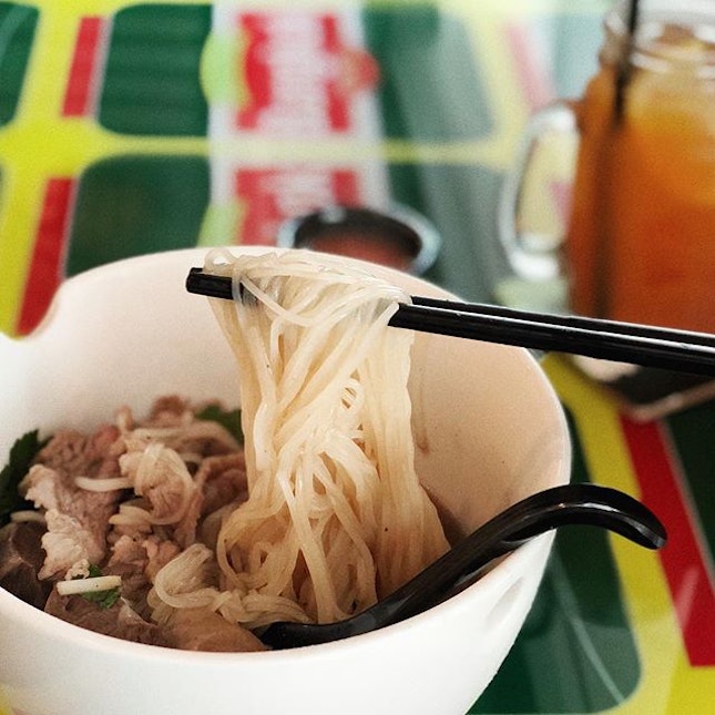 Beef Noodles lunch set from #bangkokjamsg.