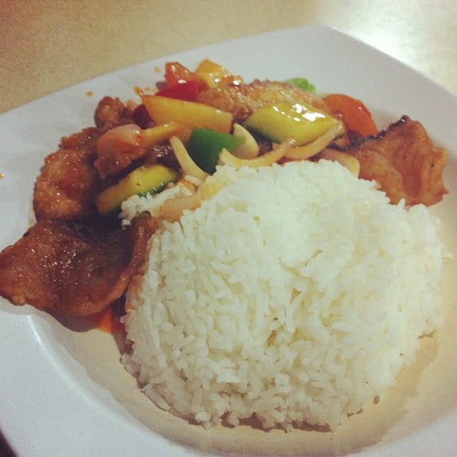 sweet and sour fish rice #sgfood