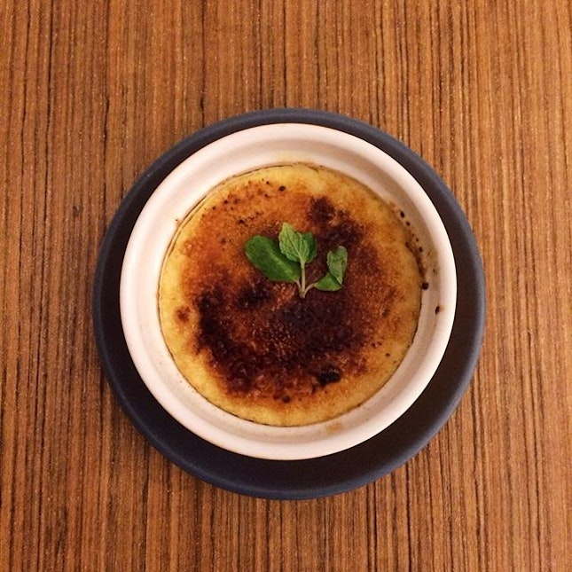 Even the dessert like this Chempedak Creme Brulee is locally-infused and comes with chempedak bits!