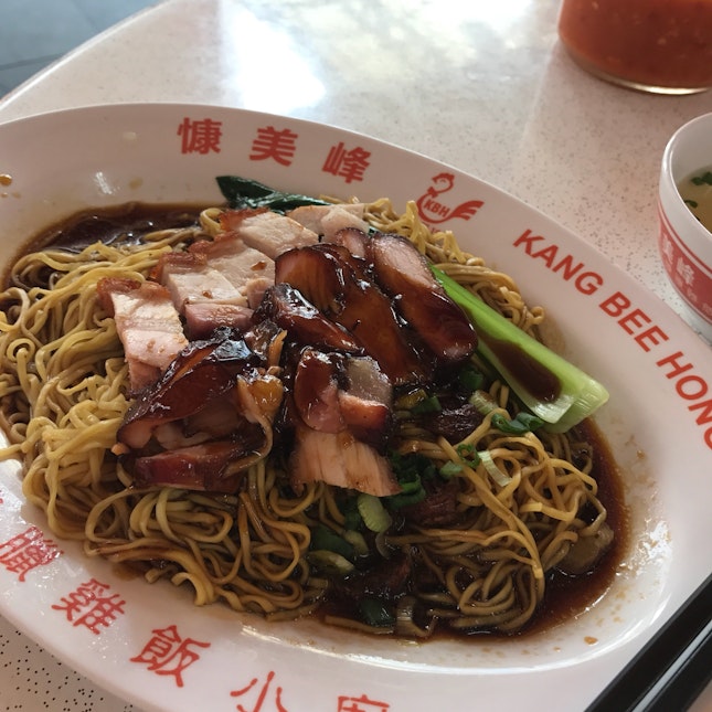 Char Siew + Roasted Pork Belly Noodles (RM8.50)