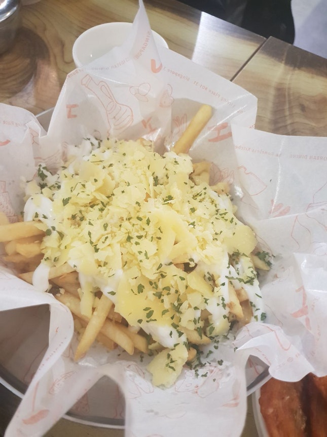 Truffle Potato Fries with Parmesan Cheese
