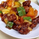 Tze char for dinner tonight - my favorite gu lu yuk (咕咾肉) 💛💛💛
