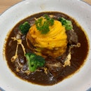 Beef Stew Rice With Omelette