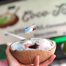 Coconut ice cream (60baht; S$2.40)
⭐️ 4/5 ⭐️
🍴 When in Bangkok Chatuchak, coconut ice cream is a must try.