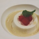 Very very smooth and creamy coconut panna cotta at @violetherbs.