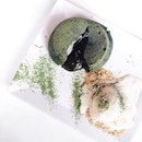 #tbt to this freshly baked Matcha molten lava cake from Sinmei Tea in HK.
