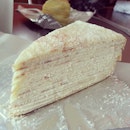 The best & my favorite, Cheese mille crepe.